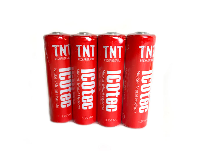 Set of 4 AA Rechargeable Batteries – ICOtec