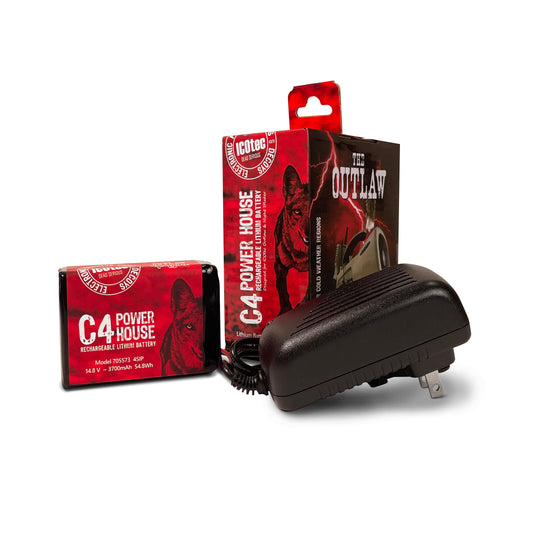 C4 Power House Rechargeable Lithium Battery Kit (USB-C)