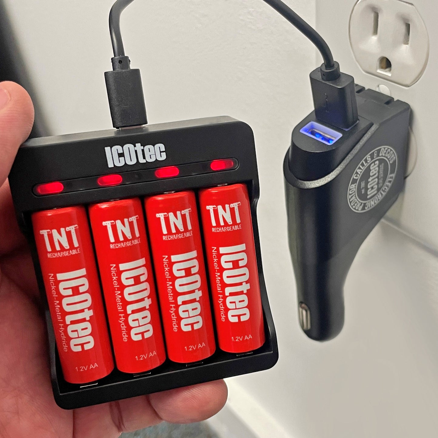 TNT Rechargeable AA Battery Kit